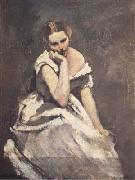 Jean Baptiste Camille  Corot La melancolie (mk11) oil painting reproduction